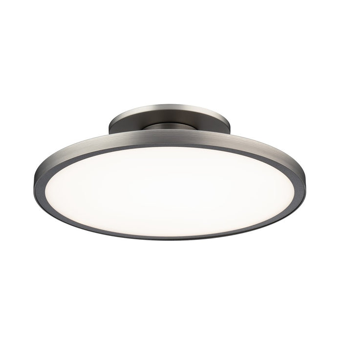 WAC Twist-N-Lite 1Lt 11" LED Semi-Flush Mount, Nickel/White
