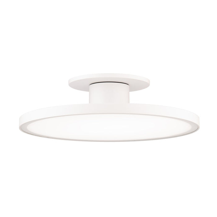 WAC Twist-N-Lite 1Lt 11" LED Semi-Flush Mount, White/White - FM-250811-CS-WT