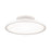 WAC Twist-N-Lite 1Lt 11" LED Semi-Flush Mount, White/White