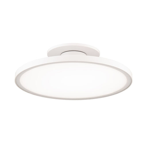 WAC Twist-N-Lite 1Lt 11" LED Semi-Flush Mount, White/White