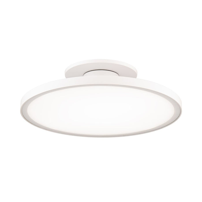 WAC Twist-N-Lite 1Lt 11" LED Semi-Flush Mount, White/White