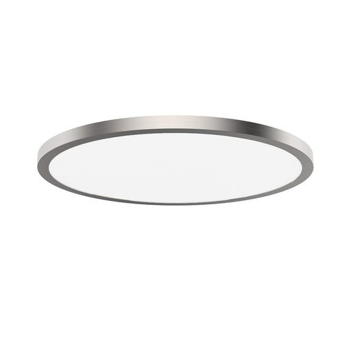 WAC Round 1Lt LED Flush Mount/5CCT Selectable, Bronze/White - FM-252124-CS-BZ