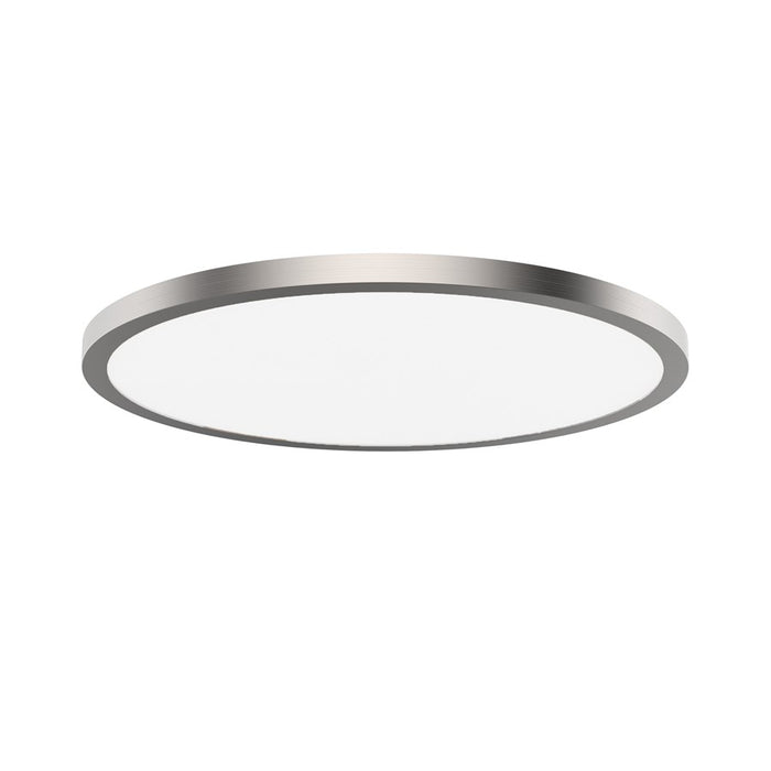 WAC Round 1Lt LED Flush Mount/5CCT Selectable, Bronze/White - FM-252124-CS-BZ