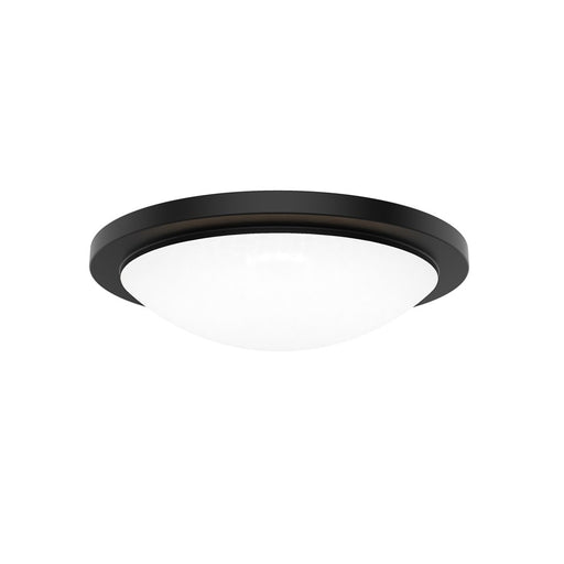 WAC Dew 1Lt LED Flush Mount/5CCT Selectable, Black/White - FM-252218-CS-BK