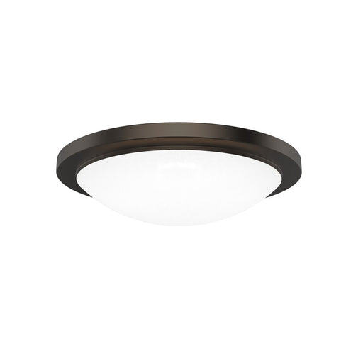 WAC Dew 1Lt LED Flush Mount/5CCT Selectable, Bronze/White - FM-252218-CS-BZ
