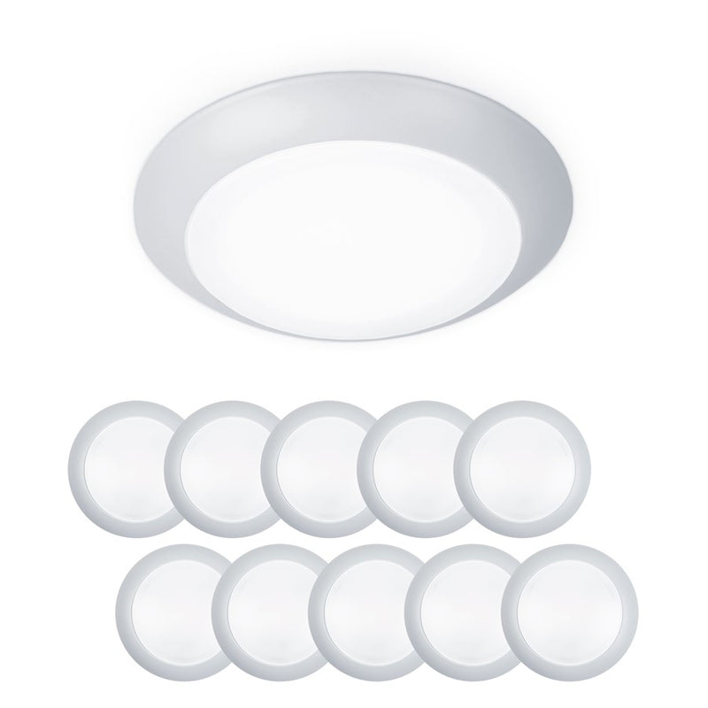 WAC Lighting Disc LED ES Flush & Retrofit Kit, White