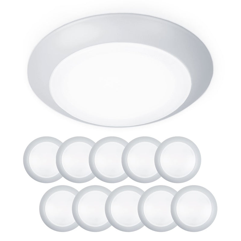 WAC Lighting Disc LED ES Flush & Retrofit Kit, White