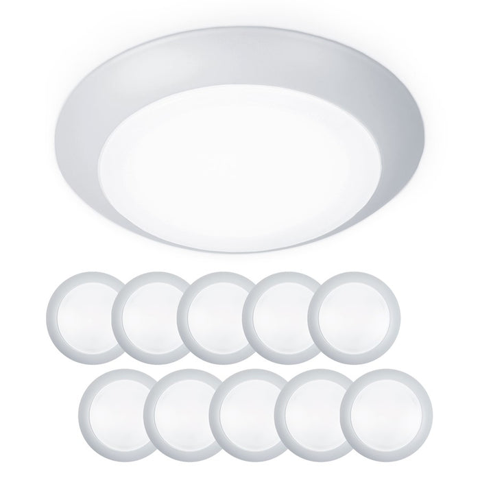 WAC Lighting Disc LED ES Flush & Retrofit Kit, White