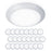 WAC Lighting Disc LED ES Flush & Retrofit Kit, White