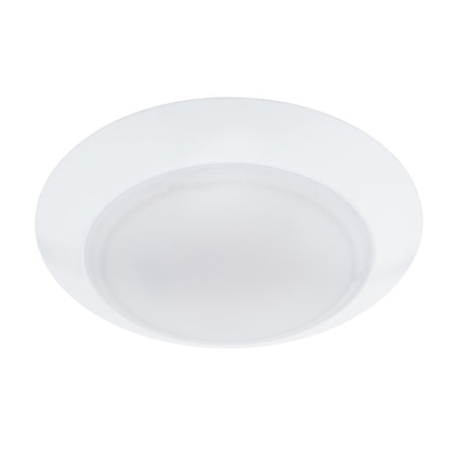 WAC Disc 1Lt LED Flush Mount/5CCT Selectable, White/White