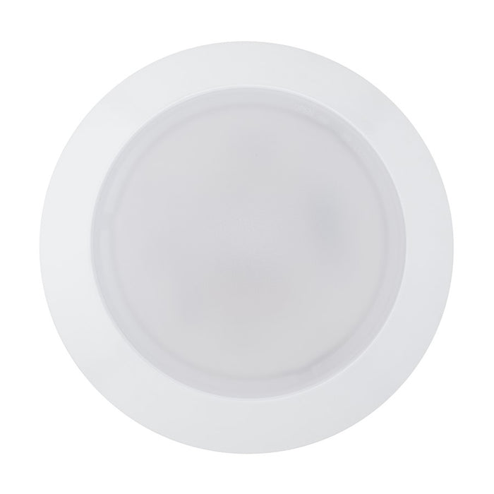 WAC Disc 1Lt LED Flush Mount/5CCT/Pack of 4, White/White