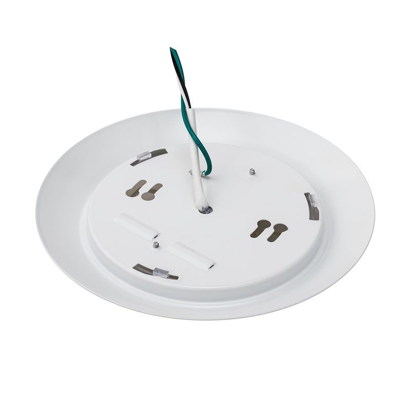 WAC Disc 1Lt LED Flush Mount/5CCT/Pack of 4, White/White