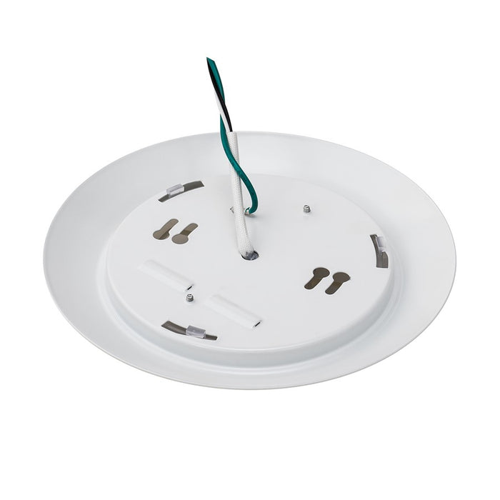 WAC Disc 1Lt LED Flush Mount/5CCT/Pack of 4, White/White