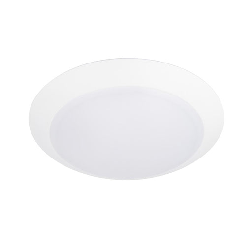 WAC Disc 1Lt LED 9" Round Flush Mount, White/White - FM-309-9CSJB-WT