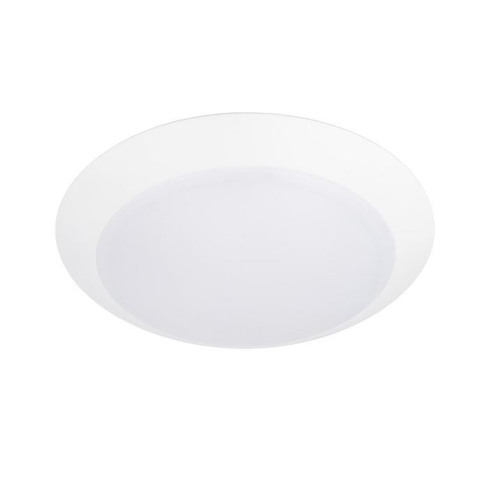WAC Disc 1Lt LED 9" Round Flush Mount, White/White - FM-309-9CSJB-WT