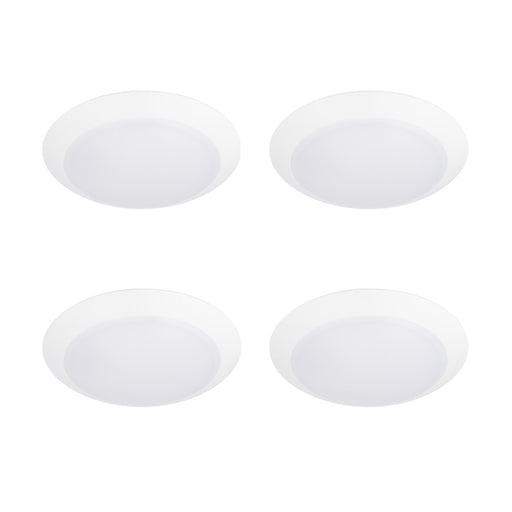 WAC Disc 1Lt 9" LED Flush Mount (Pack of 4), White/White - FM-309-9CSJB-WT-4