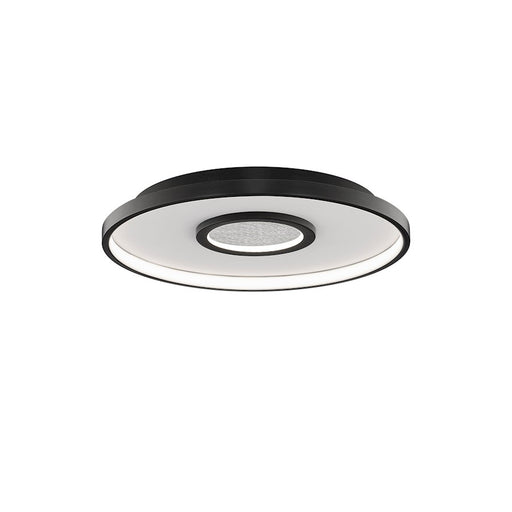 dweLED Pinpoint 16" LED Modern Flush Mount 2700K, Black - FM-37416-27-BK