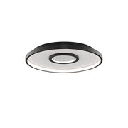 dweLED Pinpoint 16" LED Modern Flush Mount 4000K, Black - FM-37416-40-BK