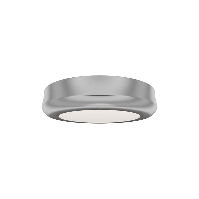 dweLED Parthenon 1Lt 5" Flush Mount/3500K, Brushed Nickel/White - FM-37505-35-BN