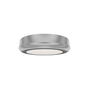 dweLED Parthenon 1Lt 5" Flush Mount/4000K, Brushed Nickel/White - FM-37505-40-BN