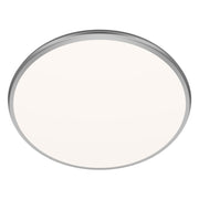 dweLED Parthenon 1Lt 22" Flush Mount/2700K, Nickel/White - FM-37522-27-BN