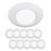 WAC Lighting I Can't Believe LED ES Flush, White