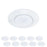 WAC Can't Believe Not Recessed 1Lt LED Flush, WH (Pack/10) - FM-616G2-9CS-WT-10