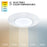 WAC I Can't Believe It's Not Recessed 1Lt LED Flush Mount, WH