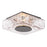 WAC Lighting Dweled Cuboid 10" LED Flush Mount, Black