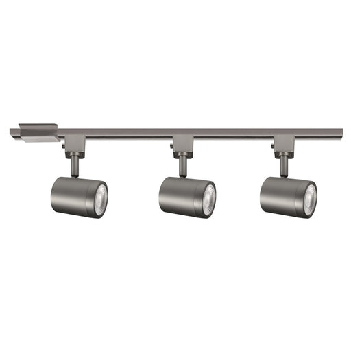 WAC Lighting Charge 3Lt LED Track Lighting Kit, Brushed Nickel - H-8010-3-CS-BN