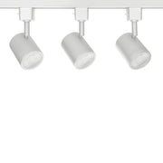WAC Lighting Charge 3Lt LED Track Lighting Kit, White/Clear - H-8010-3-CS-WT