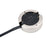 WAC 1Lt LED Puck Light/6" Wire/6' Cord/Switch, Nickel/White
