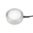 WAC 1Lt LED Puck Light/6" Wire/6' Cord/Switch, Nickel/White