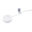 WAC Single 1Lt LED Puck Light/6" Wire/6' Cord/Switch, WH/WH