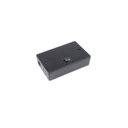 WAC Hardwired Box/On/Off Switch/Line Voltage Puck Light, Black - HR-HWB-BK
