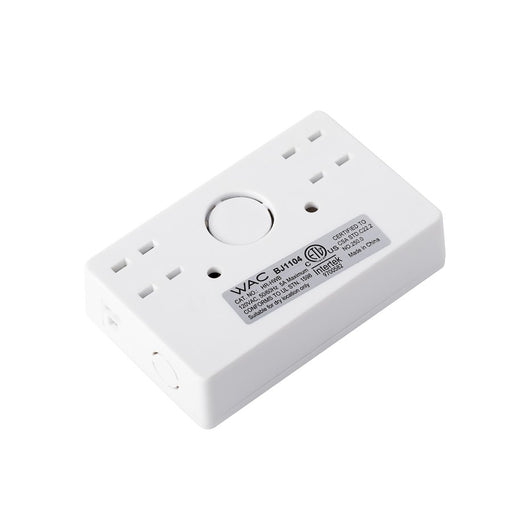 WAC Hardwired Box/On/Off Switch/Line Voltage Puck Light, White