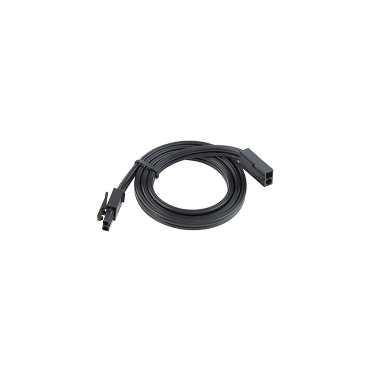 WAC Extension 24" Joiner Cable/Line Voltage Puck Light, Black - HR-IC24-BK