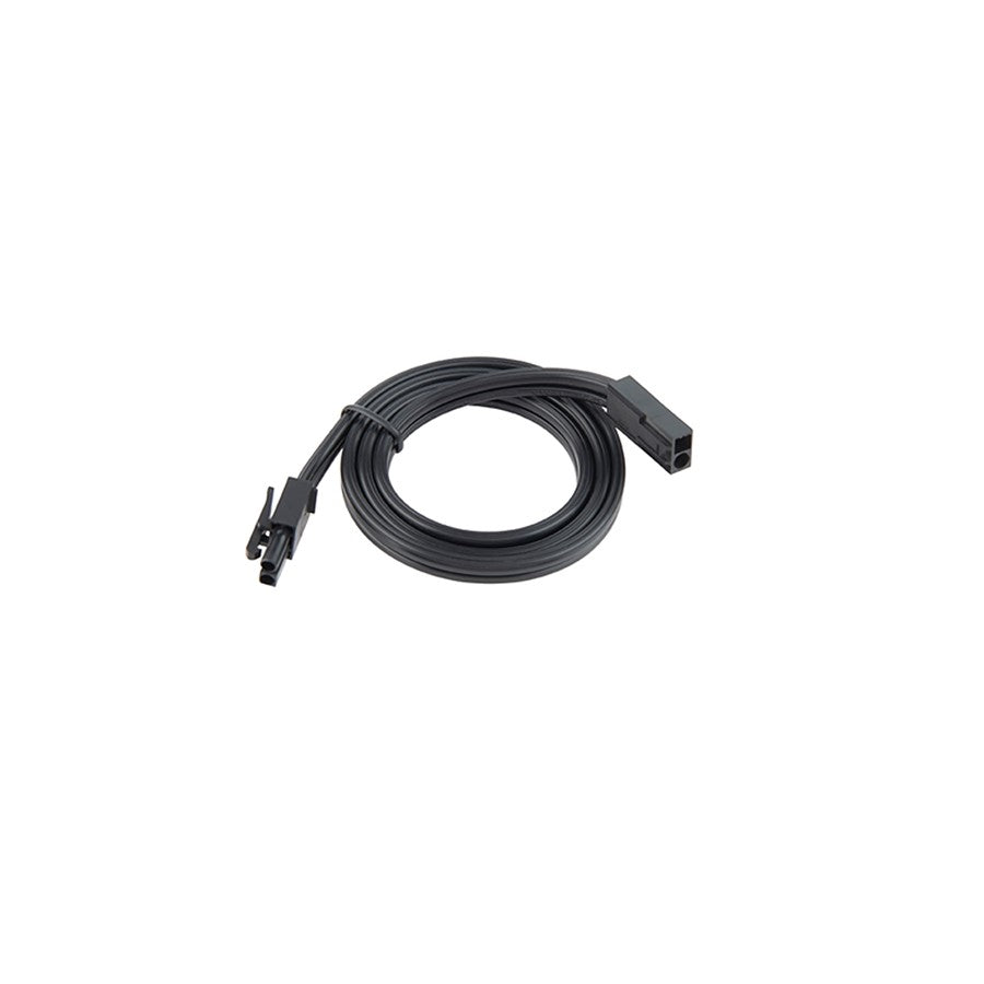WAC Extension 24" Joiner Cable/Line Voltage Puck Light, Black - HR-IC24-BK