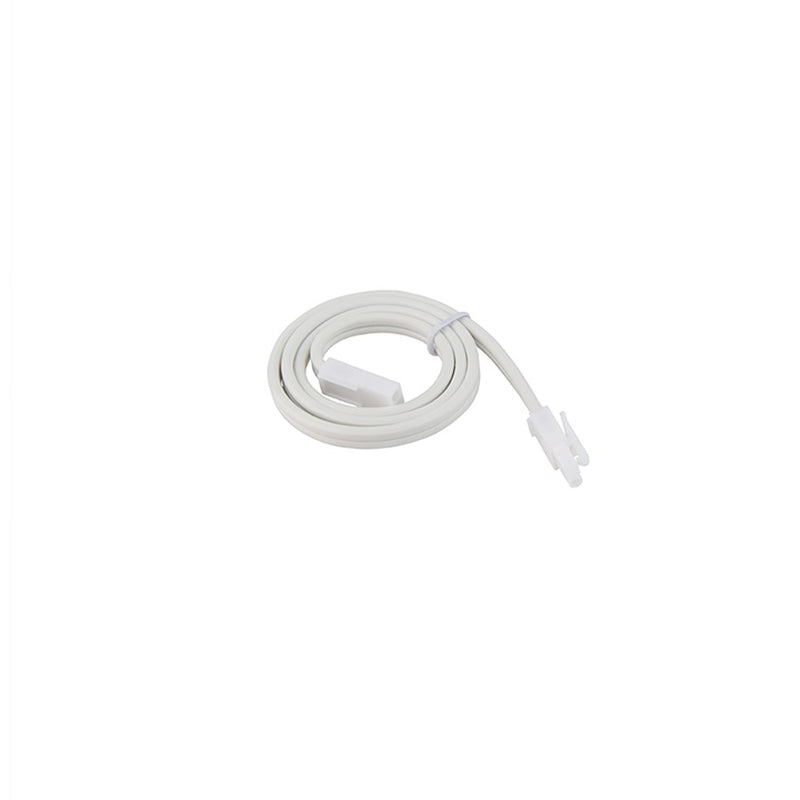 WAC Extension 24" Joiner Cable/Line Voltage Puck Light, White