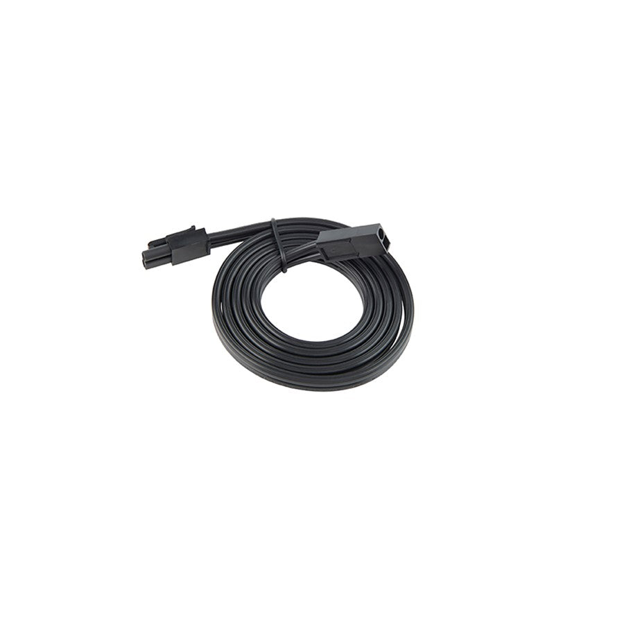 WAC Extension 36" Joiner Cable/Line Voltage Puck Light, Black - HR-IC36-BK