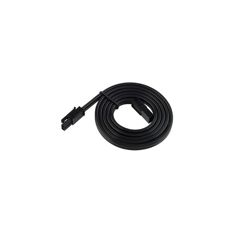 WAC Extension 36" Joiner Cable/Line Voltage Puck Light, Black