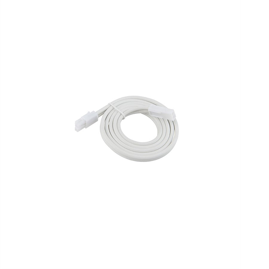 WAC Extension 36" Joiner Cable/Line Voltage Puck Light, White - HR-IC36-WT