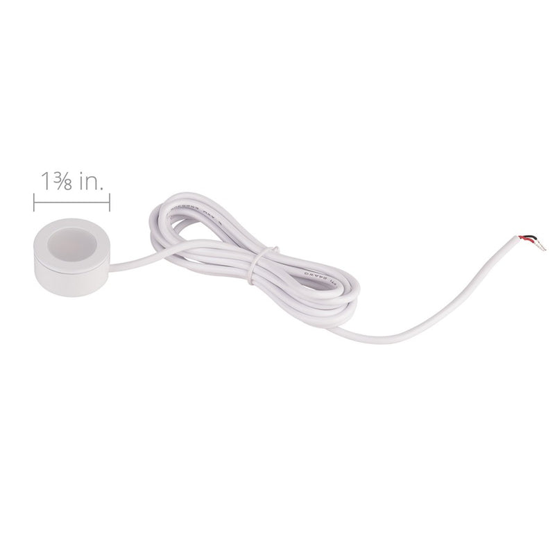 WAC Mini 24VACDC LED Puck Light/10 Pack, White/Translucent