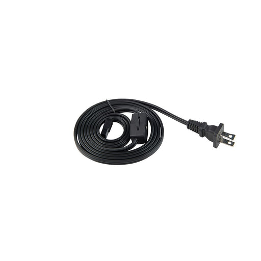 WAC 6ft Power Cord/Roll Switch/Line Voltage Puck Light, White - HR-PC6-WT