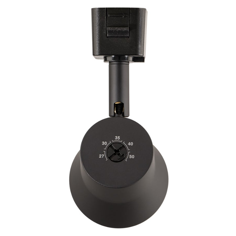 WAC Lighting Solo 1Lt LED Track Head/9W/L Style/2 Wire, Black