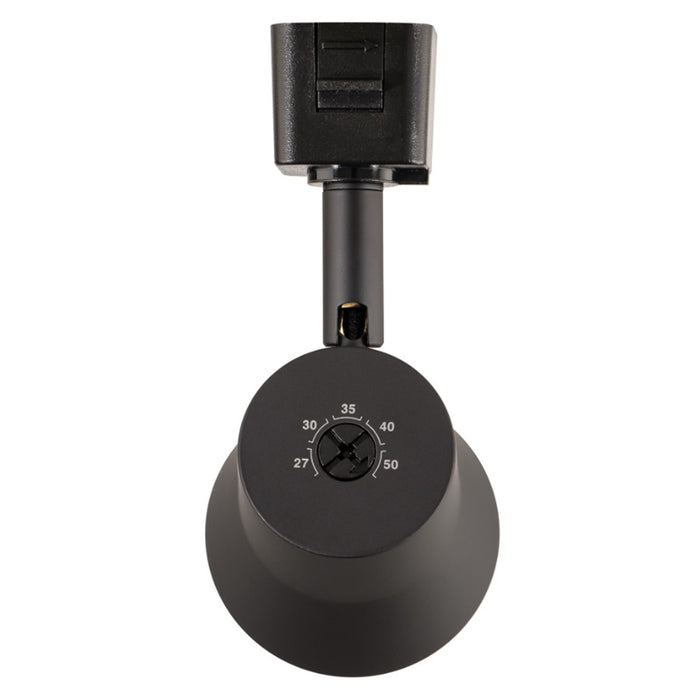 WAC Lighting Solo 1Lt LED Track Head/9W/L Style/2 Wire, Black