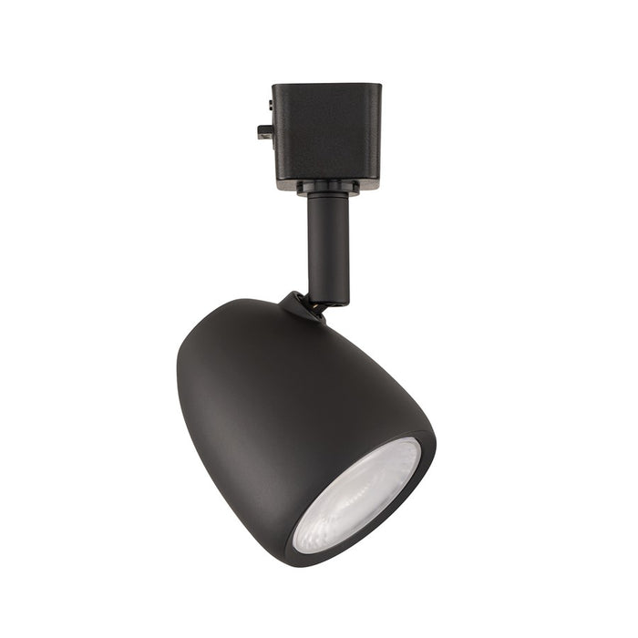 WAC Lighting Bullet 1Lt LED Track Head/10W/LStyle/2 Wire, Black - L-7010-CS-BK