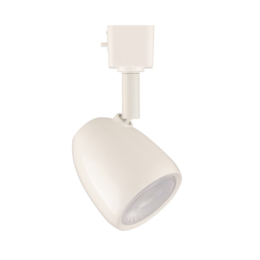 WAC Lighting Bullet 1Lt LED Track Head/10W/LStyle/2 Wire, White - L-7010-CS-WT