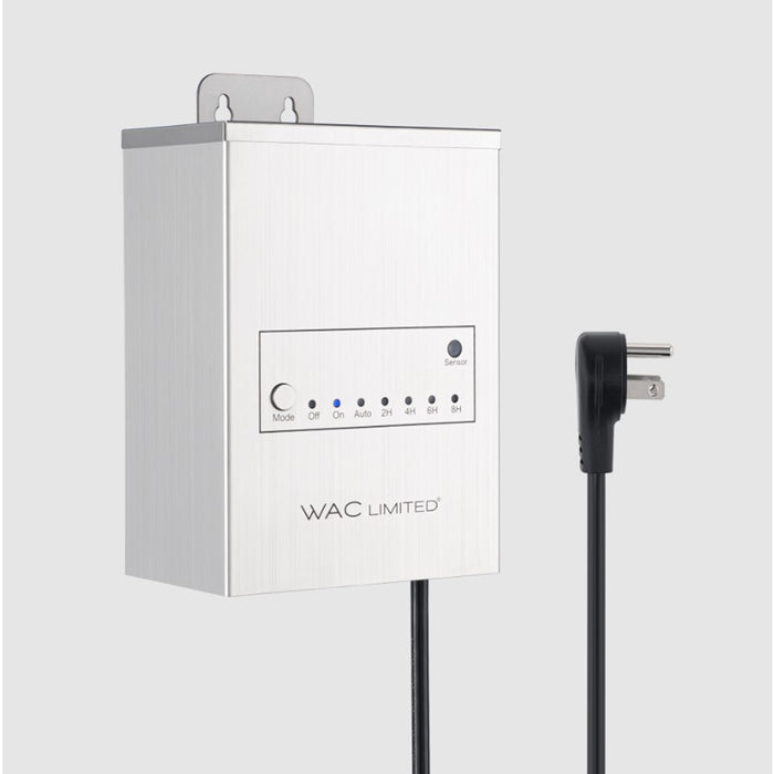 WAC Lighting WAC Limited Landscape 12V Power Supply/100W, Steel - LC-2531100-SS
