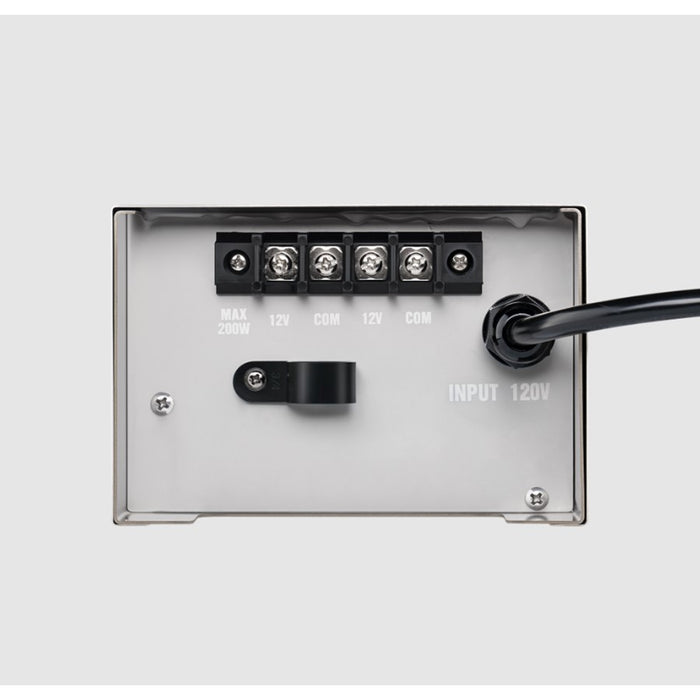 WAC Lighting WAC Limited Landscape 12V Power Supply/100W, Steel